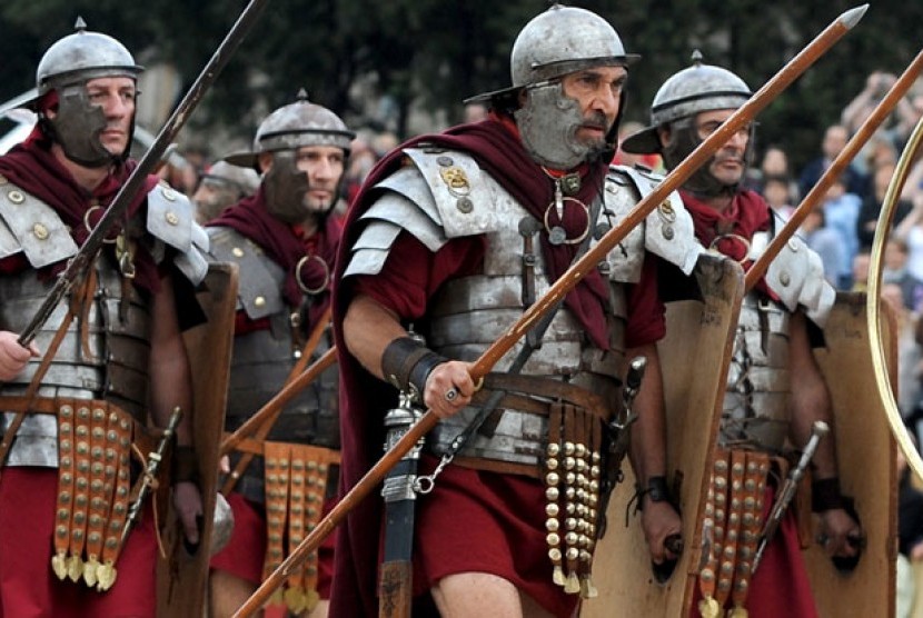 Ilustrasi pasukan Romawi. Alquran mengabadikan kemenangan Romawi atas Persia 