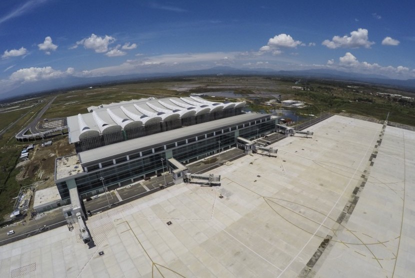 Ilustrasi pembangunan bandara. Progres pembangunan tahap I-A Bandara Jenderal Besar Soedirman di Purbalingga, Jawa Tengah baru 75 persen.