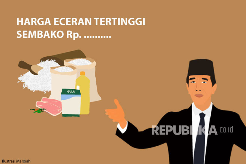 Ilustrasi Pemerintah tetapkan Harga Eceran tertinggi (HET) Sembako