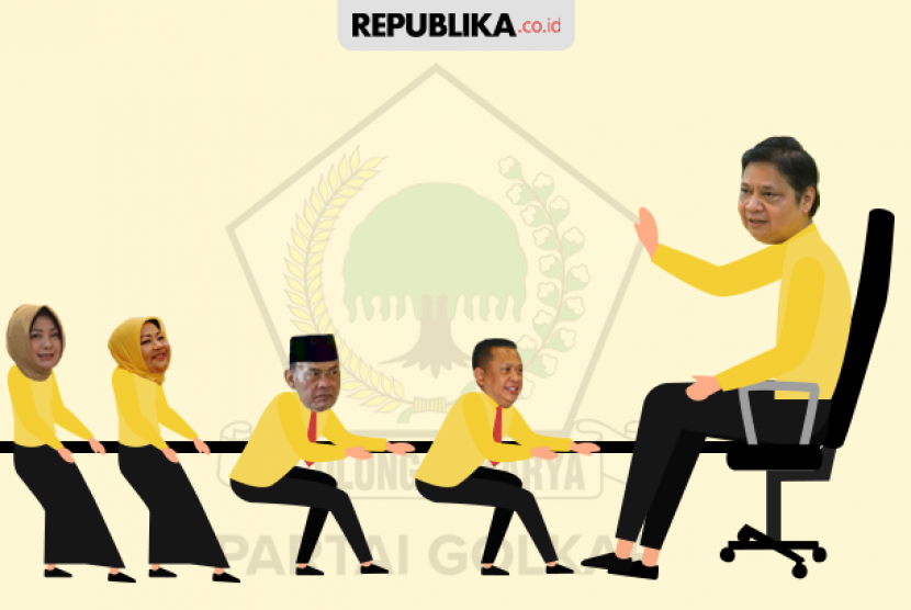 Ilustrasi penantang Airlangga