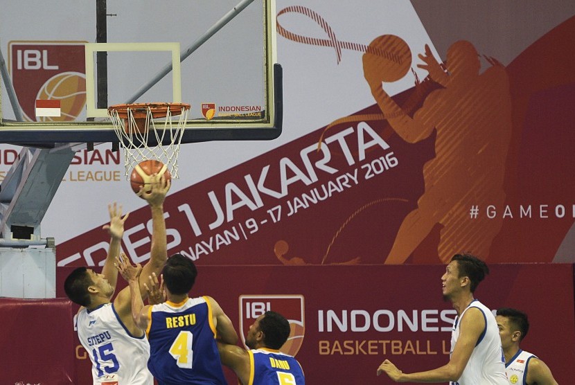 Ilustrasi pertandingan Indonesia Basketball League atau IBL 