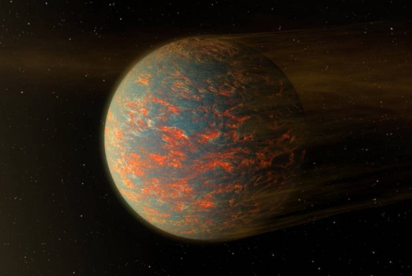 Ilustrasi planet 55 Cancri e