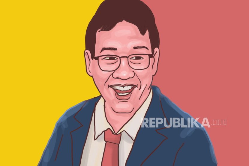ilustrasi potret menteri keuangan Purbaya Yudhi Sadewa