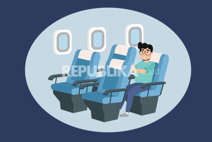 Penumpang di kursi first class pesawat (ilustrasi). Pramugari mengungkapkan beberapa trik yang dilakukan penumpang untuk bisa upgrade ke kursi first class secara gratis.