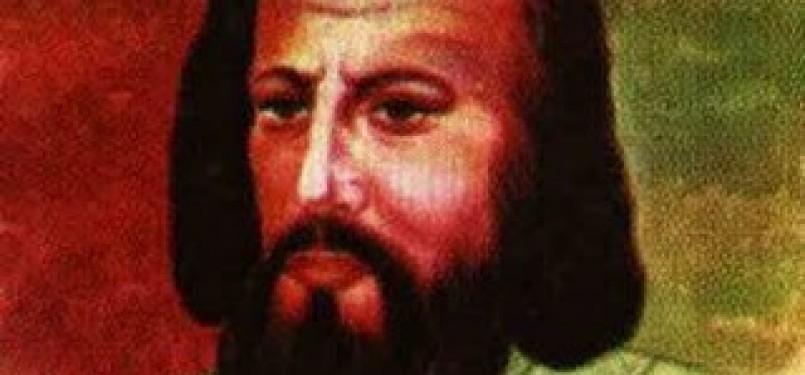 Ilustrasi wajah Imam Al-Ghazali.