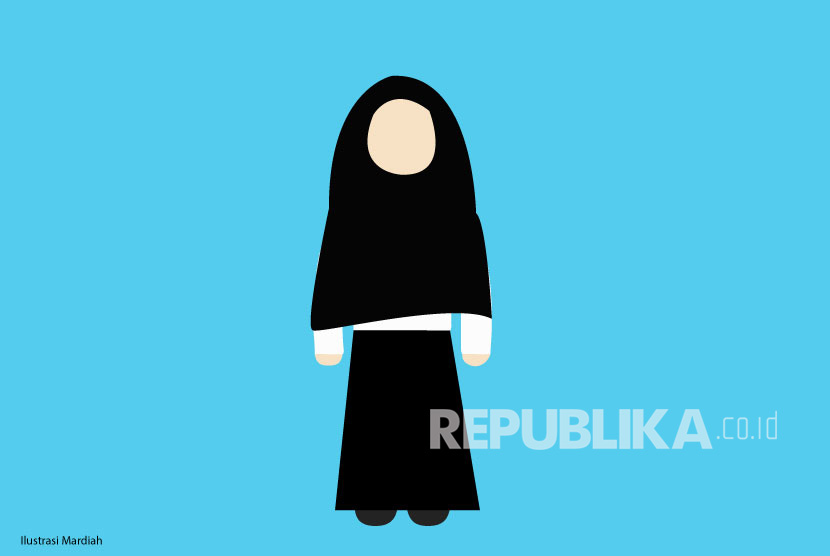 Muslimah berhijab (ilustrasi). Terkadang, Muslimah diharuskan membuka hijabnya untuk bekerja di suatu tempat. 