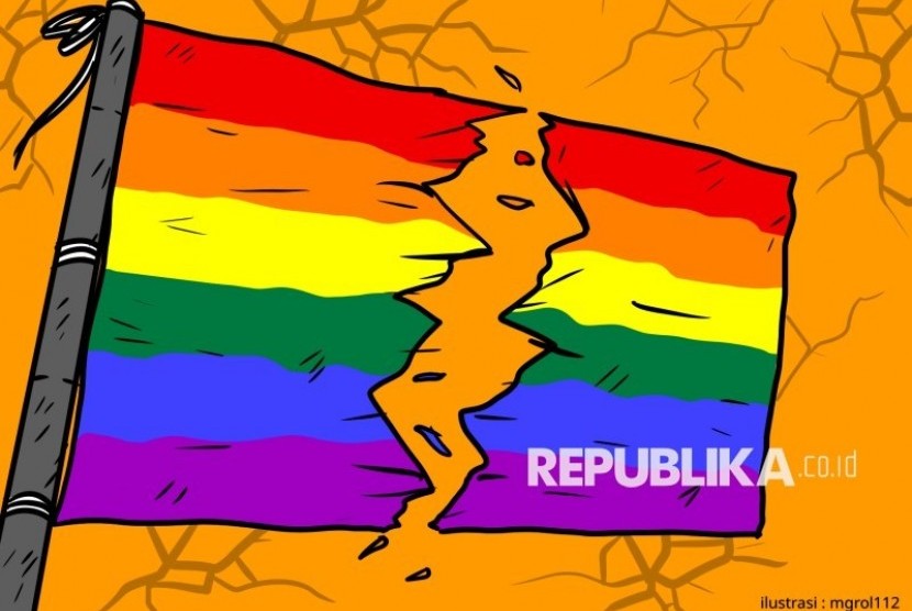  Singapura akan Legalkan Hubungan Sesama Jenis. Foto:  Ilustrasi LGBT