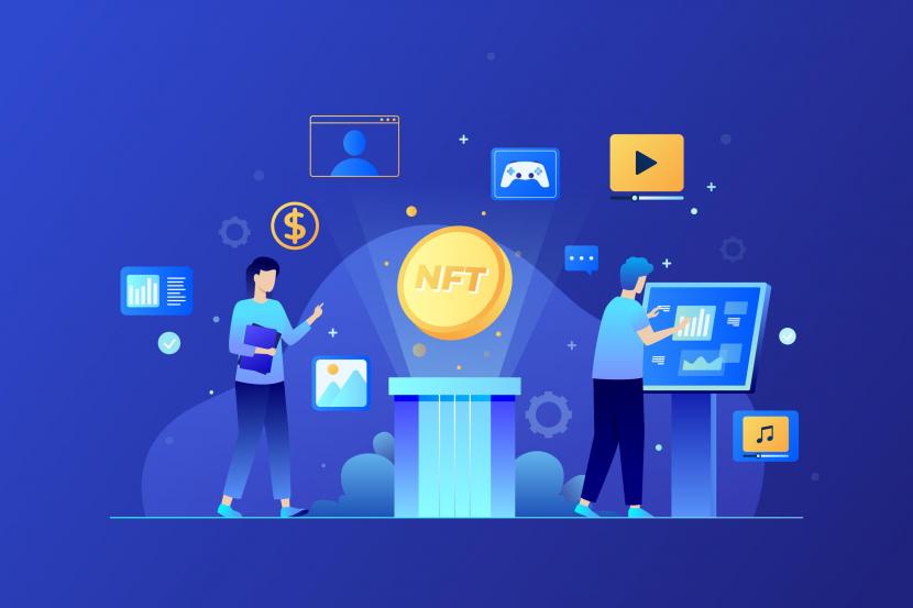 Ilustrasi NFT. NFT dapat menjadi salah satu alternatif baru untuk berkarya dan memberikan apresiasi atas sebuah karya di ruang digital.