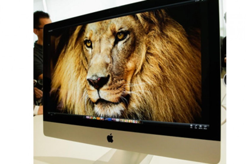 iMac dengan layar retina 5K.