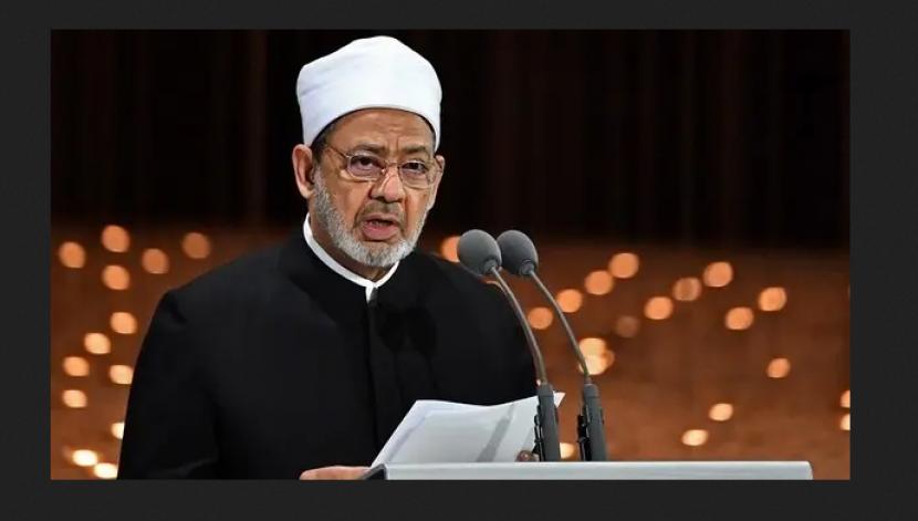  Imam Besar Al Azhar: Merosotnya Nilai-nilai Agama Pemicu Utama Perang dan Kekerasan. Foto: Imam Besar Al Azhar 