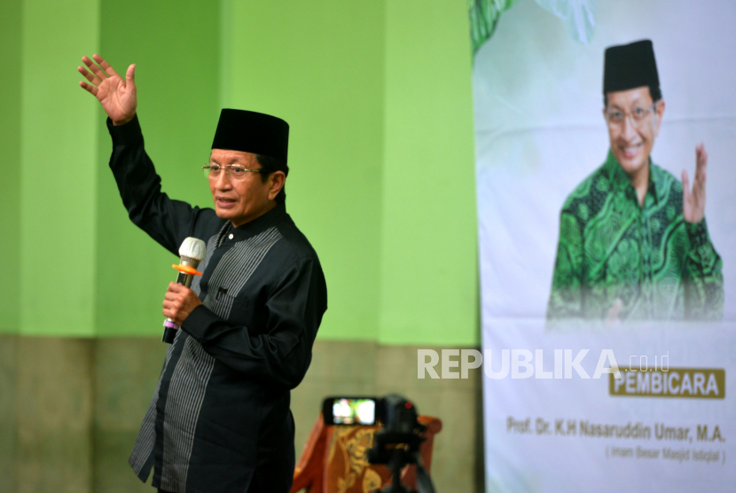 The High Imam of Istiqlal Mosque, Nasaruddin Umar.