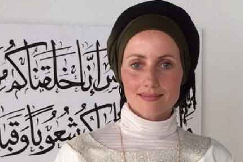 Imam masjid perempuan pertama di Denmark, Sherin Khankan.