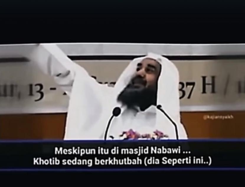 Imam Masjid Quba Madinah Syekh Sulaiman Ar-Rahily mengkritik jamaah asal Indonesia yang gemar selfie di Tanah Suci