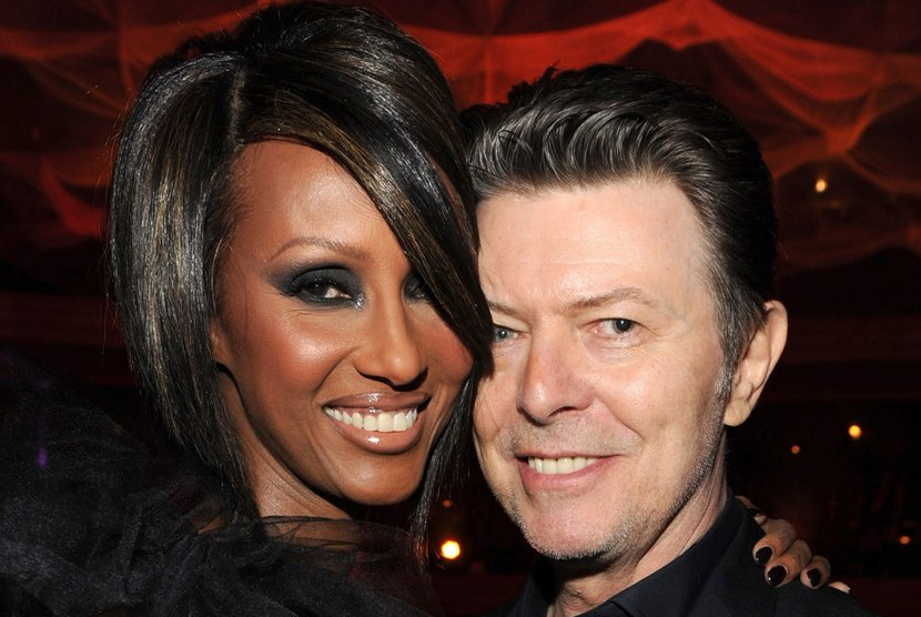 Iman dan suaminya David Bowie.