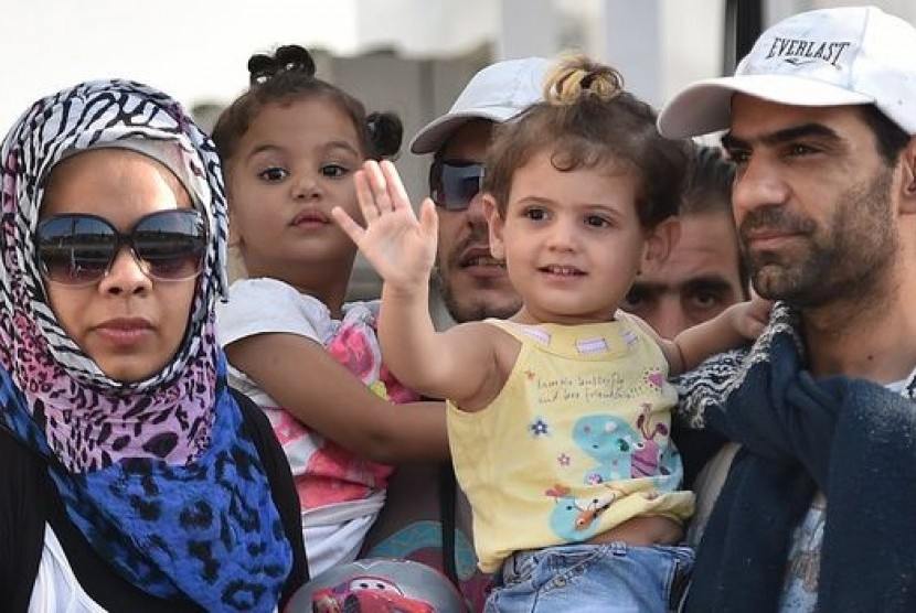 Imigran yang tiba di Yunani berasal dari Suriah, Irak dan Afghanistan.