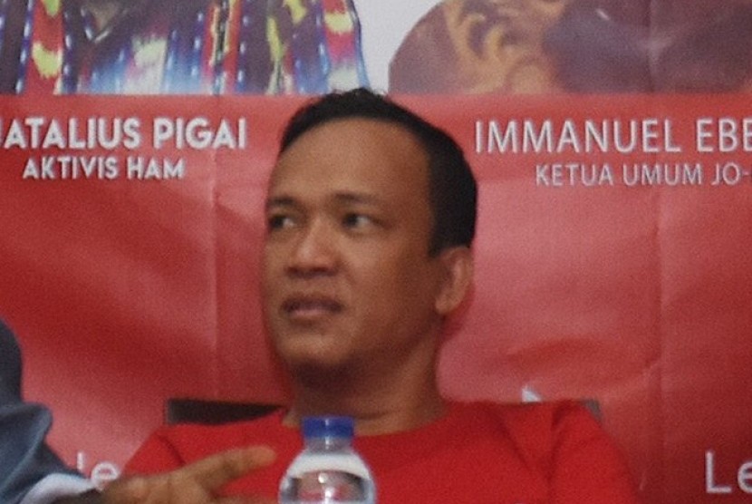 Ketua Umum Jokowi Mania (Joman) sekaligus inisiator GP Mania, Immanuel Ebenezer. Noel sapaan Immanuel hari ini mengumumkan pembubaran GP Mania. (ilustrasi)