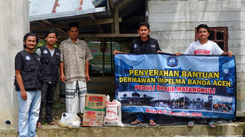 Impelma Banda Aceh menyalurkan bantuan untuk korban banjir Matangkuli, Aceh Utara.