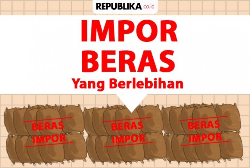 Impor beras yang berlebihan