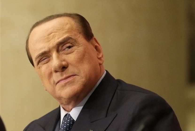 Mantan Perdana Menteri Italia Silvio Berlusconi.