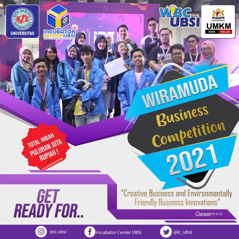 Incubator Center (IC) UBSI menggelar Wiramuda Business Competition  (WBC) 2021.