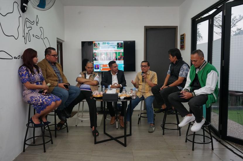 Indigo Network bersama Relawan Pengusaha Muda Nasional (Repnas) Indonesia Maju menggelar talkshow Pilpres 2024 Satu Putaran.