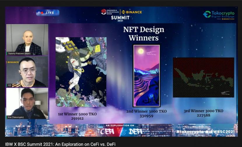 Indonesia Blockchain Week X Binance Summit 2021 digelar virtual.