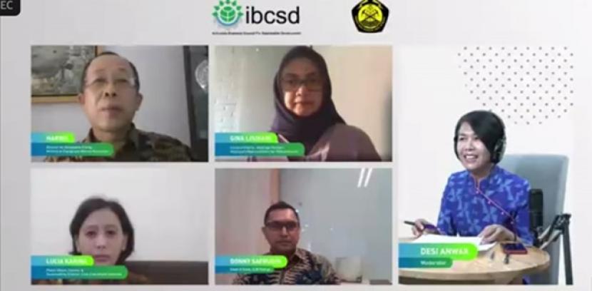 Indonesia  Business  Council  for  Sustainable  Development (IBCSD) menggelar webinar berjudul ‘Unlocking Renewable Energy Demand from Commercial and Industrial Buyers for Green Economy’, Kamis (24/9).