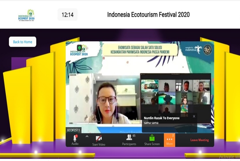 Indonesia Ecofest 2020 digelar Kiad-Kemenparekraf diikuti 51 stakeholders ekowisata