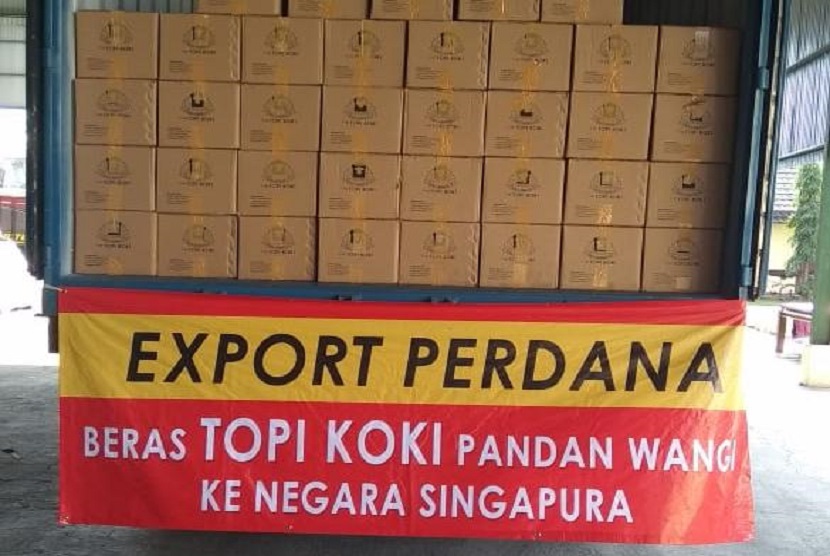 Indonesia ekspor perdana 20 ton beras premium pandan wangi Cianjur ke Singapura