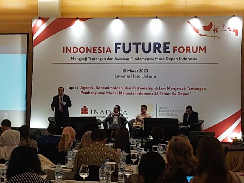 Indonesia Future Forum (IFF) di Jakarta, Rabu (15/3/2023).  