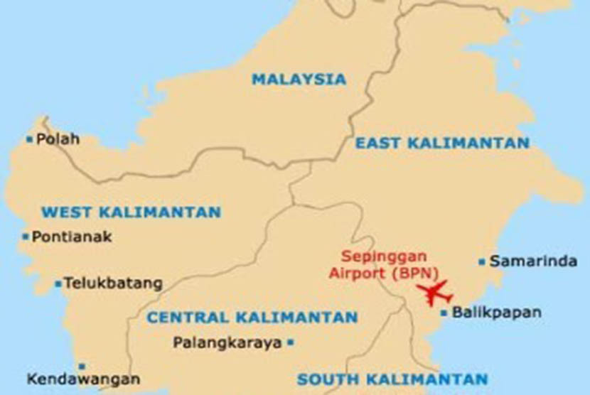 Indonesia shares Kalimantan Island with Malaysia and Brunei Darussalam. The Indonesian territory makes up 73% of the island.