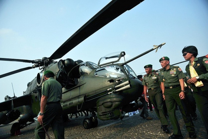 Indonesian armed force holds an exhibition of weaponry system in Jakarta. (illustration)    