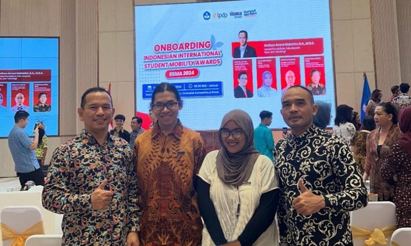 Indonesian International Student Mobility Awards (IISMA) 2024 menggelar acara Onboarding yang diadakan di Ruang Auditorium Gedung D Kemendikbud Ristek, Jakarta.