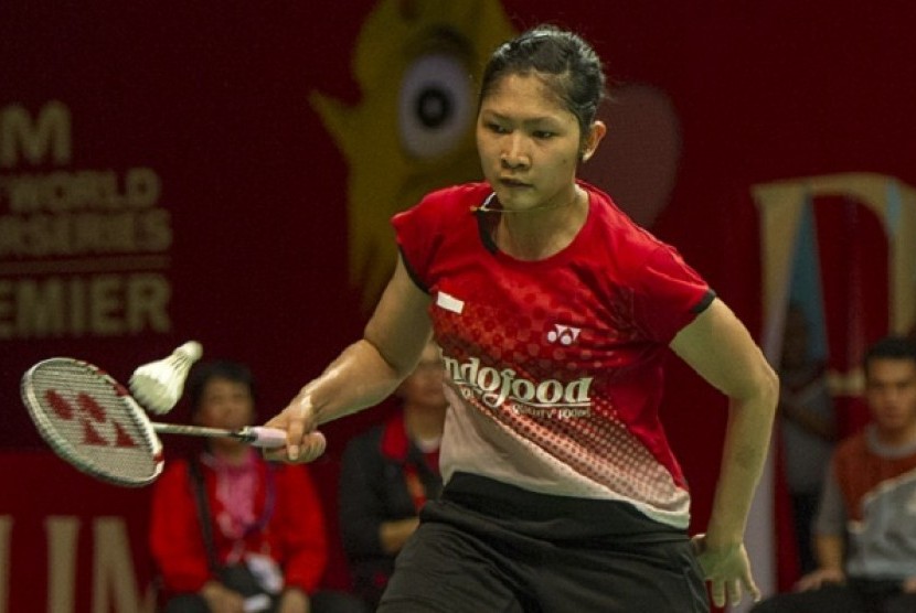 Indonesian woman's single badminton player, Linda Wenifanetri. (file photo)