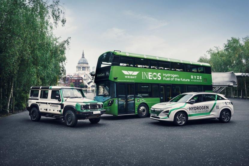 INEOS menggelar kampanye hidrogen untuk mendukung sistem transportasi ramah lingkungan. 