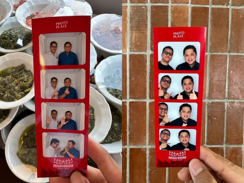 Influencer Arief Muhammad mengunggah foto Prabowo dan Erick Thohir.