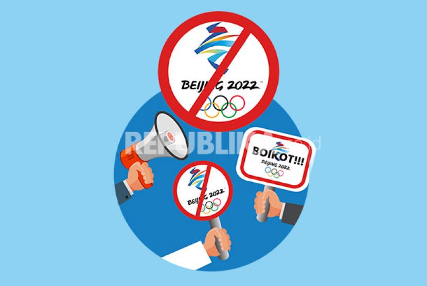 Infografis AS dan Sekutu Boikot Olimpiade Beijing
