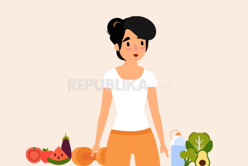  Penurunan berat badan atau diet bisa dilakukan dengan cara lebih menyenangkan (ilustrasi).