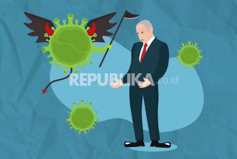 Infografis kepemimpinan Netanyahu digoyang Covid