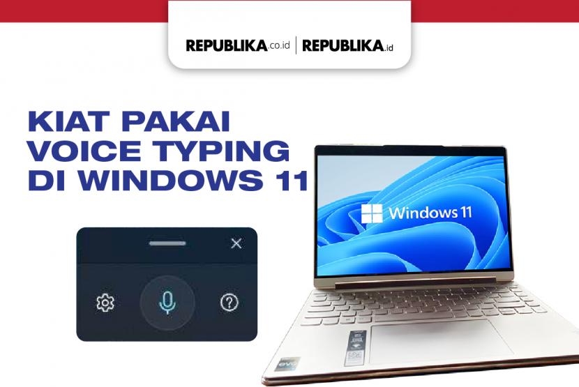 Infografis kiat pakai voice typing di Windows 11