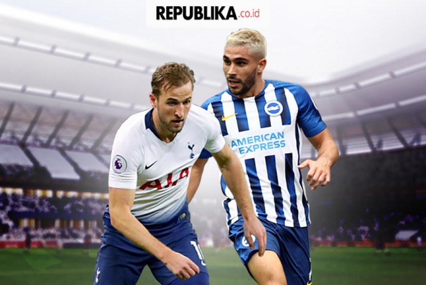 Infografis Laga Tottenham Hotspur vs Brighton Hove Albion