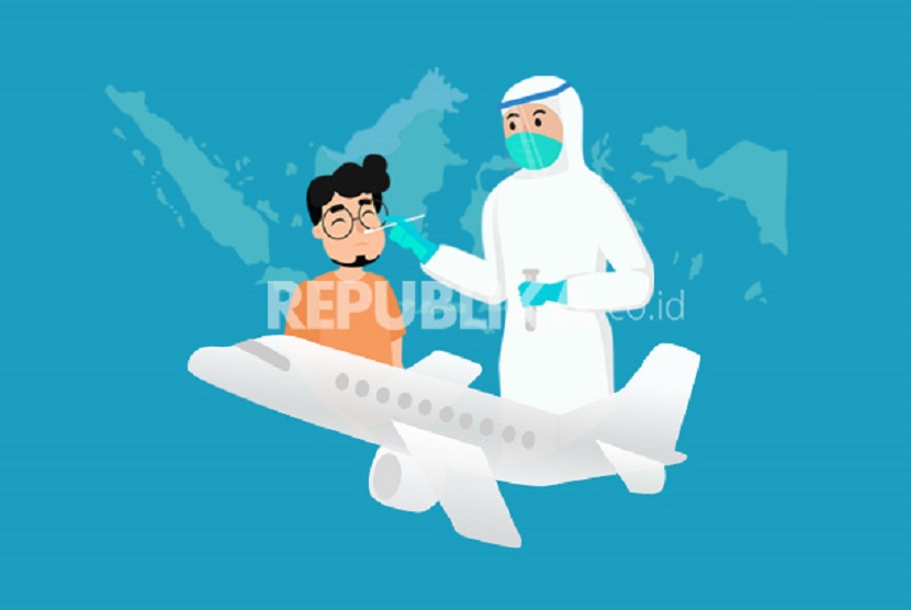 Tes PCR untuk penerbangan (ilustrasi). DPD Asosiasi Travel Agent Indonesia (Astindo) NTT mengusulkan agar maskapai penerbangan memberlakukan pembatasan penumpang hingga 75 persen. 