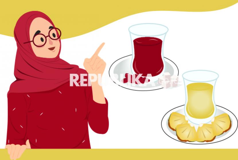 Infografis Serbat, minuman ringan pertama di dunia.