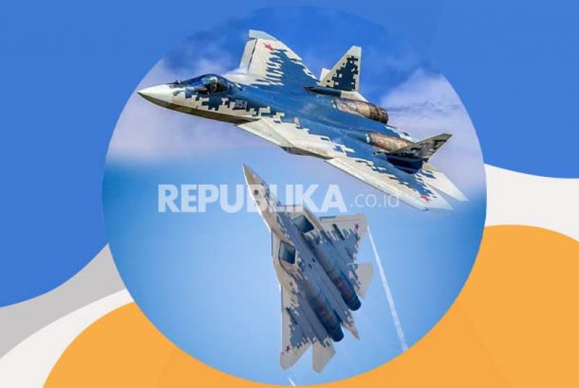 Infografis Sukhoi Generasi Kelima Saingi Jet Siluman F-35