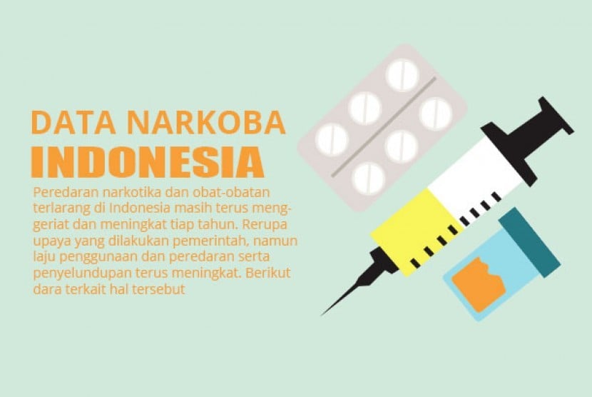 Inforgrafis, Data Narkoba Indonesia