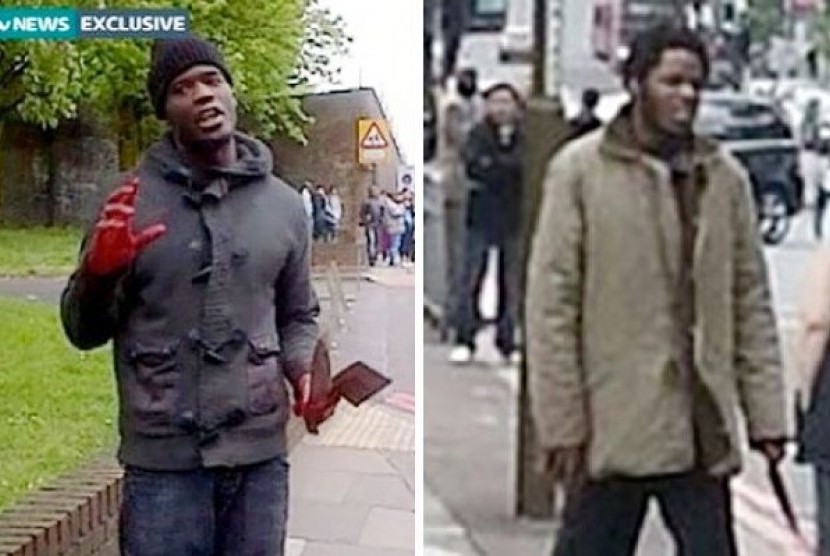 Inilah dua pria yang diduga membunuh salah satu personel tentara Inggris di London