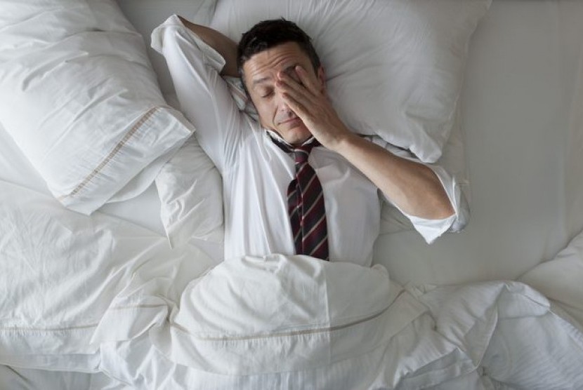 Kondisi sulit tidur bisa diatasi dengan penggunaan gawai yang tepat. (ilustrasi)