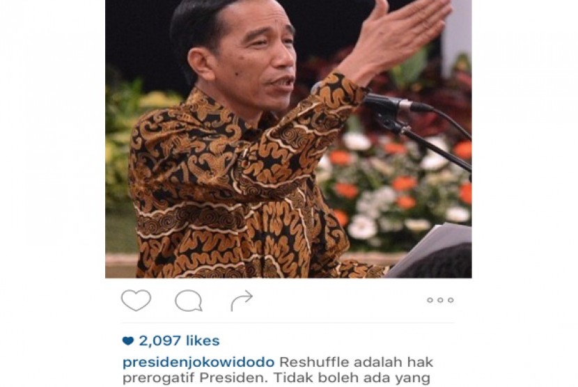 Instagram Jokowi