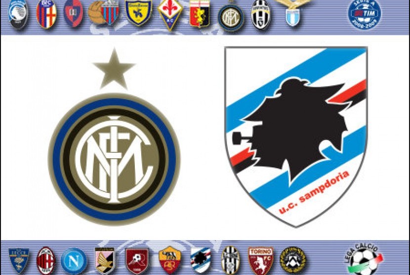 Inter Milan kontra Sampdoria.