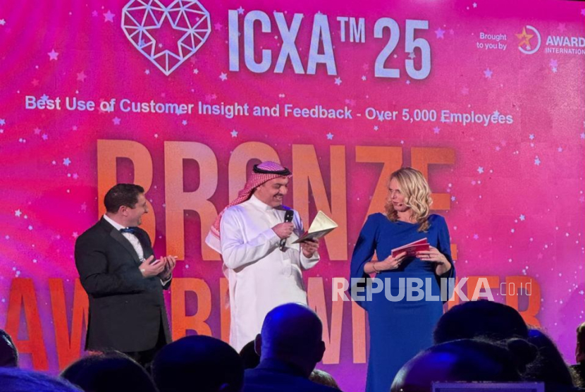 International Customer Experience Awards (ICXA) 2025 yang digelar di London, Inggris,